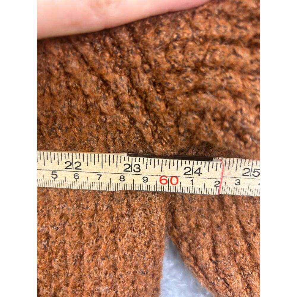 KÜHL Alpaca Blend Turtleneck Sweater Brown Textured Knit Women’s XL - Picture 4 of 9